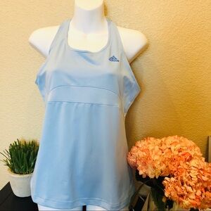 Adidas blue tank top medium